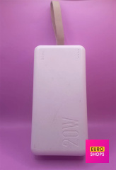 Зовнішній акумулятор Power Bank HOCO J87B PD20W+QC3.0 30000mAh White