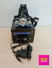 Налобний ліхтар High Power Headlamp 3xT6