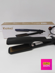 Щипці-утюжок гофре для волосся Kemei КМ-332