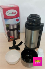 Термос 1200 мл Con Brio CB-328 складна ручка
