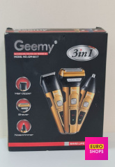 Машинка для стрижки волосся, бритва та тример Geemy GM-6617