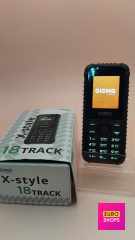 Кнопковий телефон Sigma x-style 18 track black