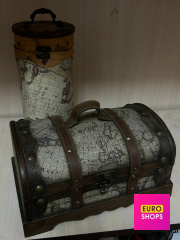 Комплект Сундук та коробка для пляшки