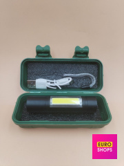 Ліхтар ручний світлодіодний акумуляторний USB CHARGE 5137 з боковим підсвічуванням