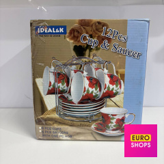 Сервіз чайний IDEAL&amp;K  "Червоні маки"