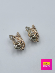 Сережки з діамантами 585° 6.34 г.