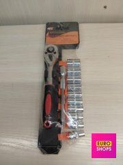 Набір головок торцевих 12 шт з тріскачкою