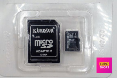 Карта пам'яті Kingston 8 GB microSDHC + адаптер