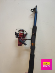 Вудочка+ котушка Crocodile 200