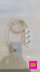 Подовжувач Lezard 2,5м, 3 р.