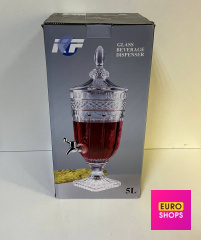 Диспенсер для напоїв KF Glass Beverage Dispenser 5L