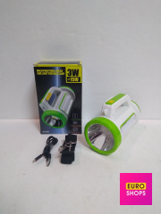 Ліхтар із сонячною панеллю Solar Side Lamp D5158 + Power Bank + microUSB
