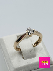 Каблучка з діамантами 585° 2.72 г.