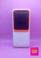 Зовнішній акумулятор Power Bank 20000mAh, 22,5W, 2xUSB з LED-дисплеєм, White