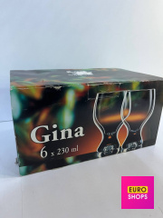 Набір келихів для вина GINA 6х230ml
