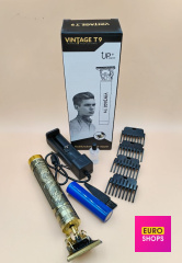 Акумуляторна машинка для стрижки волосся і бороди Vintage T9 (18650)