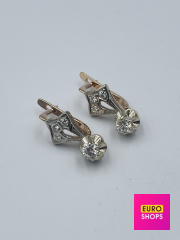 Сережки з діамантами 585° 5.28 г.