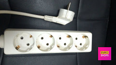 Подовжувач на 4 розетки Ben Electronic P0412