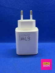 Адаптер для зарядки мережевий USB+Type-C 25 Вт