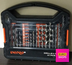 Набір свердел та біт Dnipro-M Drills Bits 41 PCS SE (41 шт.)