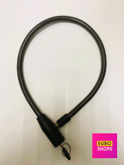 Велосипедний тросовий замок 650 мм