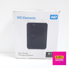 Жорсткий диск WD Elements Portable 1 TB (WDBUZG0010BBK)