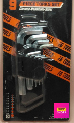 Набір Г-подібних ключів F2 - 9 штук