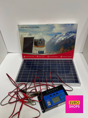 Сонячна панель та контролер заряду Portable Solar Panel Voltage