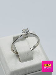 Каблучка з діамантами 585° 1.36 г.