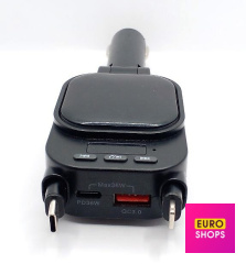 Автомобільний FM-трансмітер BC97 з Bluetooth+fast charging