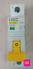 Автоматичний вимикач UEC SB-M8 16А 4шт.