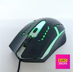 Дротова оптична миша Defender Flash MB-600L чорного кольору