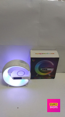 Нічник акумуляторний з годинником  Smart Light Sound G63