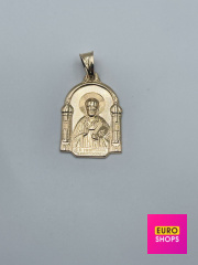 Золотий кулон - Св. Миколай Чудотворець. 585° 1.2 г.