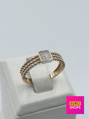 Каблучка з діамантами 583° 1.94 г.