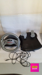 Ігрове кермо з педалями Genius Speed Wheel 3 Vibration USB