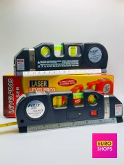 Лазерний рівень із вбудованою рулеткою Laser Level Pro 3 Fixit 7124