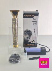 Акумуляторна машинка для стрижки волосся і бороди Vintage T9