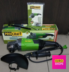 Шліфмашина Болгарка кутова ProCraft PW2650