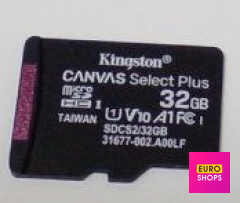 Карта пам'яті Kingston Canvas Select Plus microSDHC 32GB