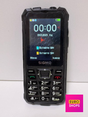 Кнопковий телефон Sigma mobile X-treme PR68 Black