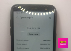 Смартфон Samsung GALAXY J6 2/32GB (SM-J600F/DS)