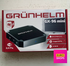 Smart TV приставка Grunhelm GX-96 mini 2/16GB, 4 ядра 2.0 ГГц, Wi-Fi, 4K (нова)