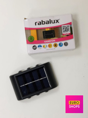 Світильник на сонячній батареї Rabalux Kangton 10 Вт IP44 чорний 77024