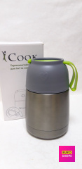 ICook Термоконтейнер для їжі та напоїв з чашкою та ложкою
