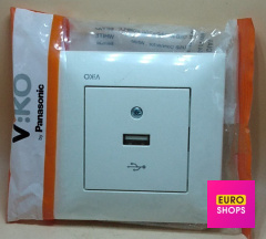 Розетка USB Viko Meridian Panasonic 90 97 04 04-WH