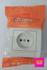 Розетка Lezard DERIY 702-0303-121b, крем