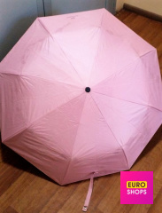 Парасоля напівавтоматична рожева.