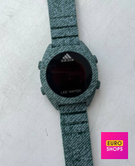 Годинник наручний Adidas LED WATCH  8018 Зелений