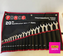 Набір комбінованих дюймових ключів Force Professional Tools 5209SC